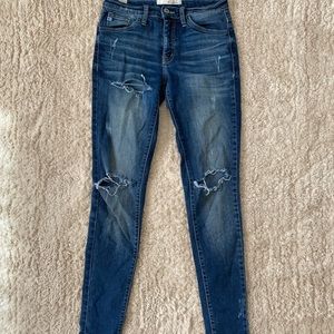 KanCan distressed Skinny Jeans medium wash